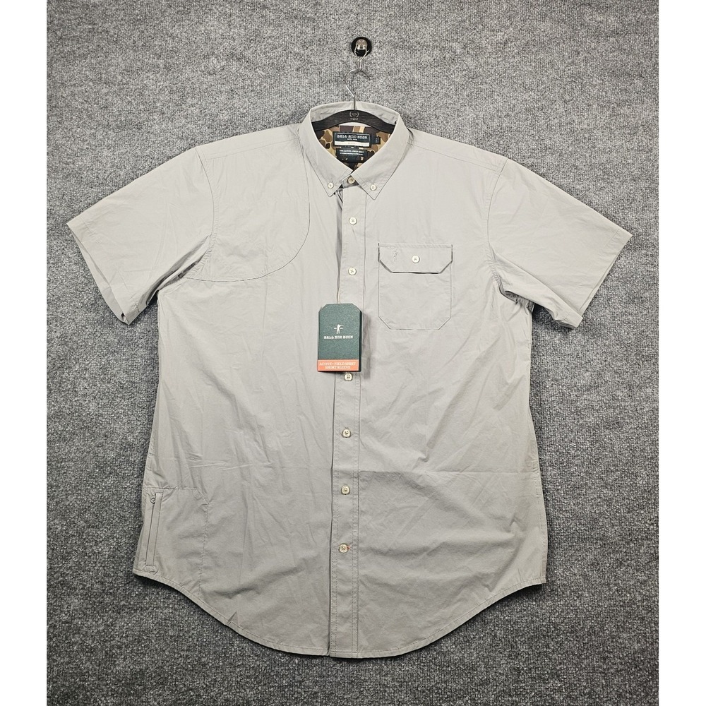 Ball And Buck The Active + Field Shirt Men's XL Extra Large Steel Gray Vented - Picture 5 of 9